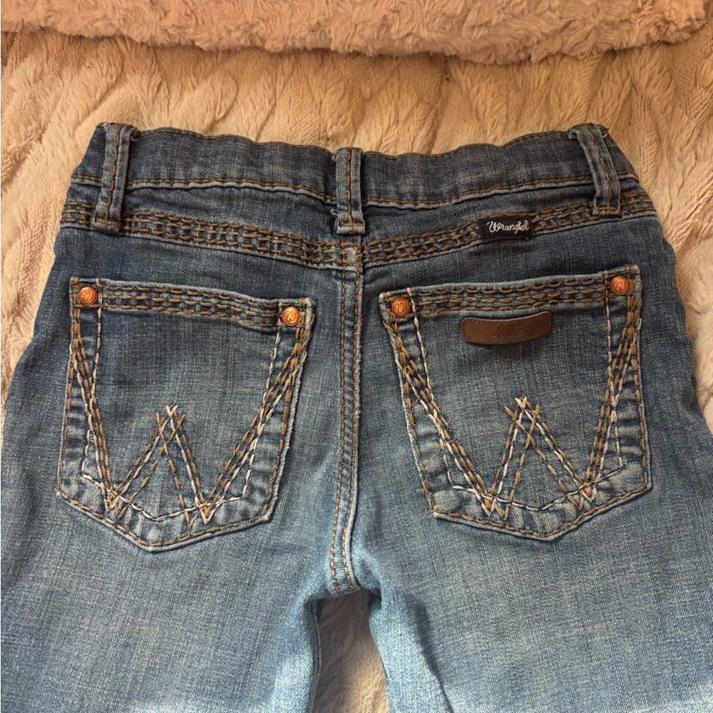 Wrangler Girls Denim Jeans with Stitch Detail